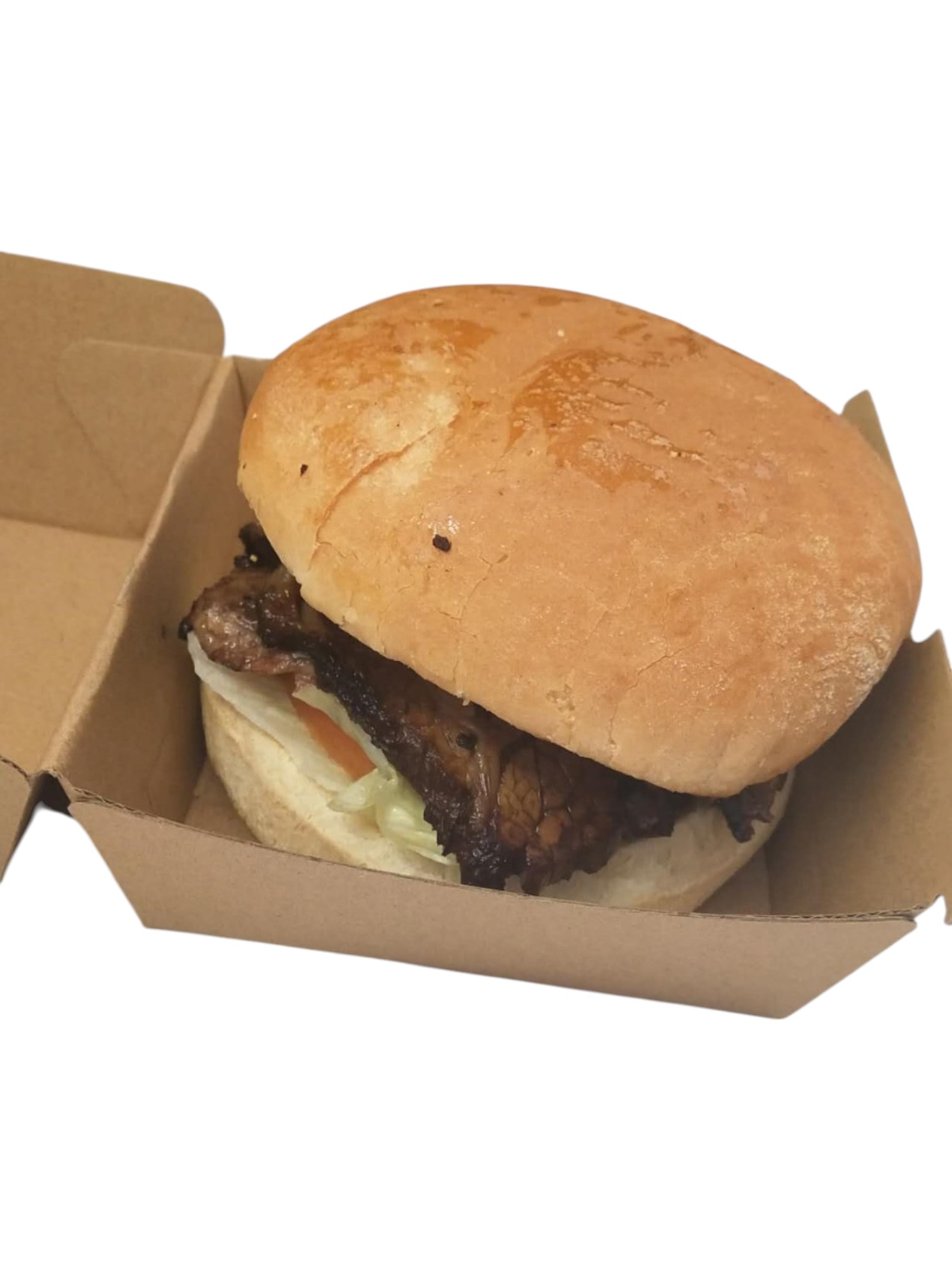 Handcrafted steak burger